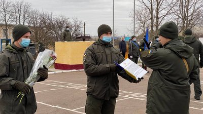 Миколаївські нацгвардійці склали присягу Миколаївські нацгвардійці склали присягу