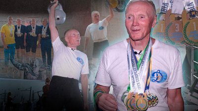 Змагання з гирьового спорту у Сербії: 69-річний чернігівець став дворазовим чемпіоном