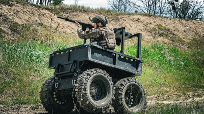 Військовий, війна, 22 ОМБр, наземний роботизований комплекс