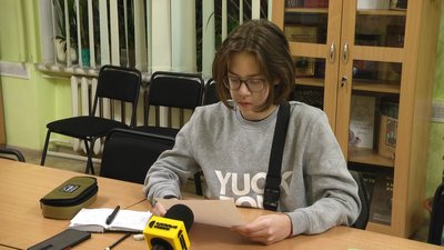 Діти Житомирщини пишуть "Живі листи" захисникам України