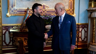 Президент України Володимир Зеленський, король Чарльз ІІІ
