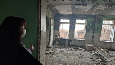 Шість років тому влучив снаряд: Світлодарська лікарня непридатна для лікування хворих на COVID-19 Шість років тому влучив снаряд: Світлодарська лікарня непридатна для лікування хворих на COVID-19
