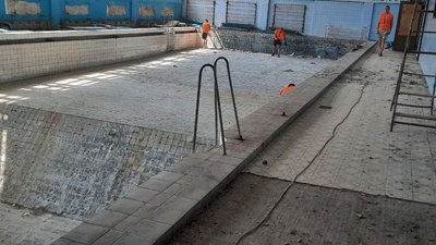 У Кропивницькому ремонтують басейн у спортивній школі олімпійського резерву