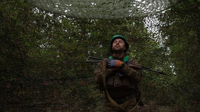 Українські військові на Донеччині