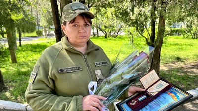 Мати загиблого прикордонника Анатолія Іожиці