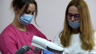 У Житомирській дитячій лікарні з'явився сканер для вен У Житомирській дитячій лікарні з'явився сканер для вен