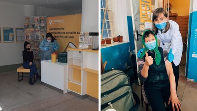 На Рівненщині почали вакцинувати від COVID-19 у відділеннях Укрпошти