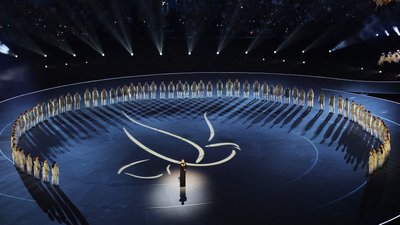 Голуб миру на церемонії відкриття Олімпіади-2026