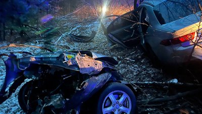 На Полтавщині в ДТП 15 грудня травмувався 37-річний водій легковика