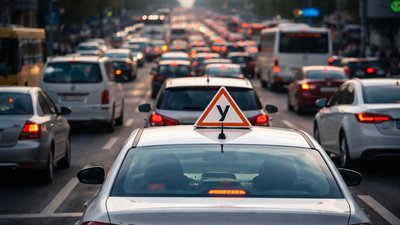В Івано-Франківську планують обмежити їзду навчальних авто в години пік. Що відомо