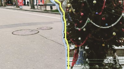 Від "символу свята" до ялинки у мілітарі стилі: якими були головні ялинки Миколаєва Від "символу свята" до ялинки у мілітарі стилі: якими були головні ялинки Миколаєва