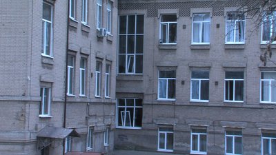 У будівлях Запорізького Національного Університету вибухом пошкоджені 150 вікон У будівлях Запорізького Національного Університету вибухом пошкоджені 150 вікон