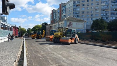 Ремонт вулиці Київської у Чернігові завершать вже цього тижня Ремонт вулиці Київської у Чернігові завершать вже цього тижня