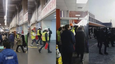Сирена та евакуація покупців: в Епіцентрі у Чернігові проводили навчання