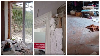 Пошкоджено офіс Червоного Хреста у Дружківці