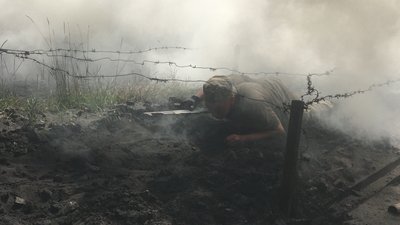 На полігоні під Житомиром 40 пластунів із табору "Легіон" пройшли вишкіл десантника