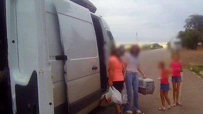 евакуація, з Нікополя вивезли багатодітну родину, «Білі Янголи»