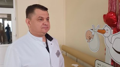 Директор тернопільського перинатального центру "Мати і дитина" Віктор Овчарук Директор тернопільського перинатального центру "Мати і дитина" Віктор Овчарук