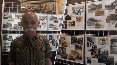 Кропивничанин презентував колекцію світлин про традиції народного будівництва