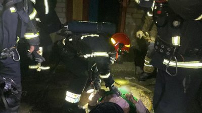 пожежа, Криворіжжя, врятували жінку