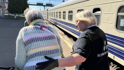 Прибув 25 евакуаційний потяг з Донеччини на Рівненщину