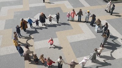 тернопіль, гаївки біля катедри, 13 квітня 2026 року