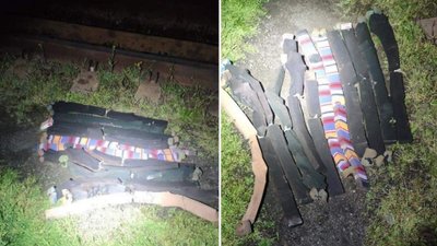 На Закарпатті у вантажному потягу, що прямував до ЄС, виявили приховані 120 пачок сигарет