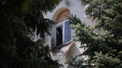 Херсон, обстріли, вікно, скло