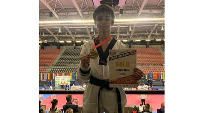 Спортсмен з Кам'янського, що на Дніпропетровщині, став переможцем на міжнародному турнірі з тхеквондо