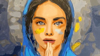 У психіатричному інтернаті на Сумщині малюють картини для військових У психіатричному інтернаті на Сумщині малюють картини для військових