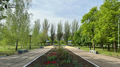 У місті Костянтинівка Донецької області зробили Алею пам'яті