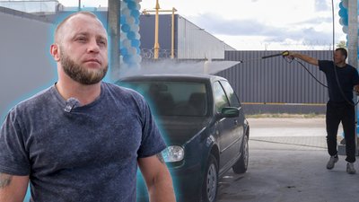 Ветеранський бізнес на Чернігівщині: Євген Смага відкрив мийку самообслуговування