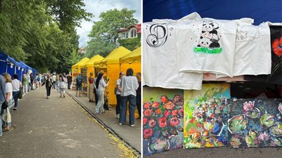 Проводиться вперше: ярмарок для родин військових і ветеранів організували в Ужгороді