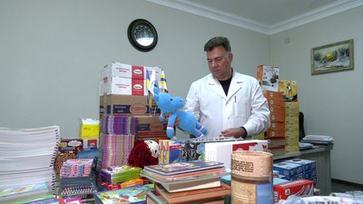 Колектив Рівненської обласної лікарні втретє передав жителям деокупованого Вовчанська гуманітарну допомогу