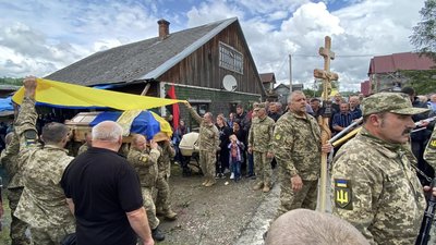 Прощання з військовим Михайлом Телічуком Прощання з військовим Михайлом Телічуком