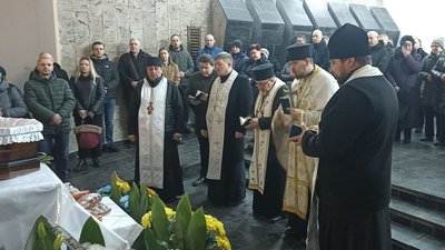 Прощання з Миколою Ірзайкіним у Домі печалі в Тернополі Прощання з Миколою Ірзайкіним у Домі печалі в Тернополі