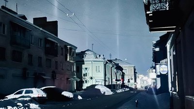 бережани, світлові стовпи бережани, світлові стовпи