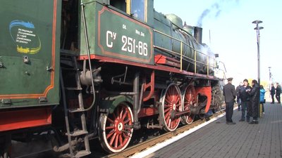 Черкащиною проїхався сімдесятирічний паровоз Черкащиною проїхався сімдесятирічний паровоз