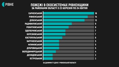 За місяць в екосистемах Рівненщини сталось більше 80 пожеж За місяць в екосистемах Рівненщини сталось більше 80 пожеж