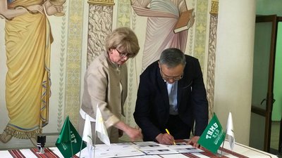 Тамара Оксюта і Михайло Корда, погашення марки до 170-річчя Івана Горбачевського Тамара Оксюта і Михайло Корда, погашення марки до 170-річчя Івана Горбачевського