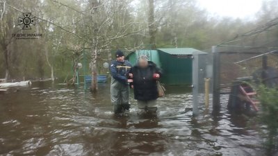 На Полтавщині через паводок евакуйовували місцевих