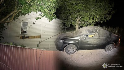 Упав безпілотник РФ у Чернігівському районі на Чернігівщині вночі 25 серпня 2026 року
