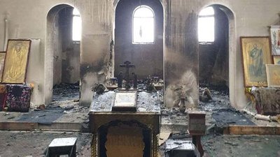 На Тернопільщині горіла недобудована церква: що відомо