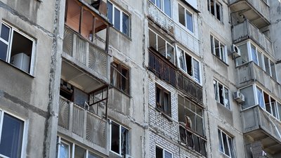 Вибиті вікна від вибуху Вибиті вікна від вибуху
