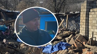 Леонід Спіцин втратив дружину і сина під час удару РФ по Богодухову