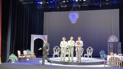 Репетиція вистави "Шлюб по-італійськи". Полтава Репетиція вистави "Шлюб по-італійськи". Полтава