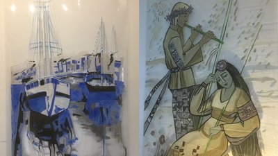 Живопис, інсталяції та графіка: у Луцьку презентували виставку з 61 картини