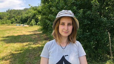 Комендантка табору "Лисоня" Оксана Семенець Комендантка табору "Лисоня" Оксана Семенець