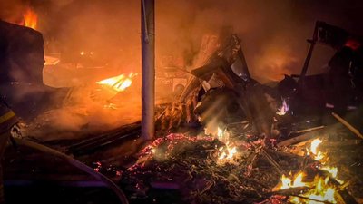 Атака РФ на Одещину 25 серпня 2026 року, пожежа, ДСНС Одещини
