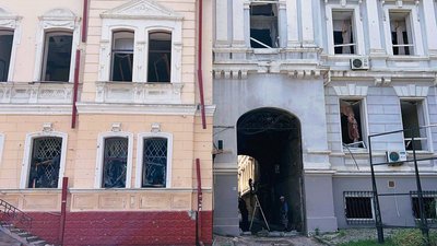 Нічний обстріл Миколаєва у фото